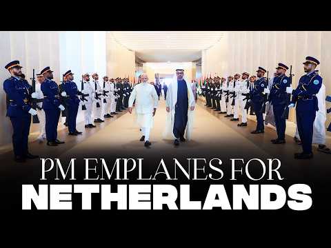 LIVE: PM Modi Emplanes for Amsterdam, Netherlands thumbnail