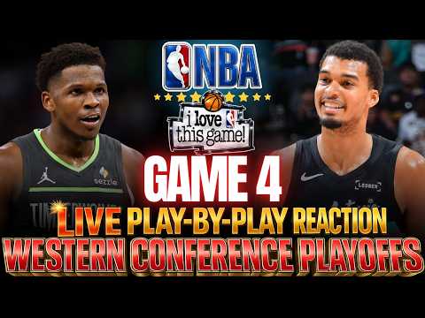 ? WOLVES VS SPURS │ SEMIS GAME 4 - 2026 NBA PLAYOFFS  Basketball Play-By-Play Reaction & Scoreboard thumbnail
