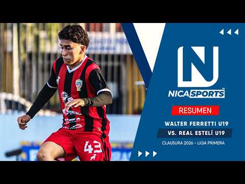 ? Resumen Liga Primera U19 ⚽ W.Ferretti U19 0️⃣?0️⃣ Real Estelí U19 | Final IDA Clausura 2026 thumbnail