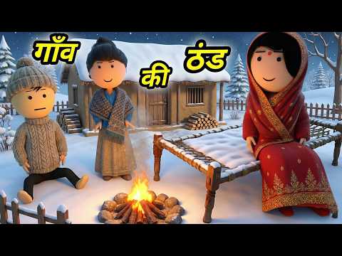 JOKE OF - GAON KI THAND ( गाँव की ठंड ) - Comedy time toons thumbnail