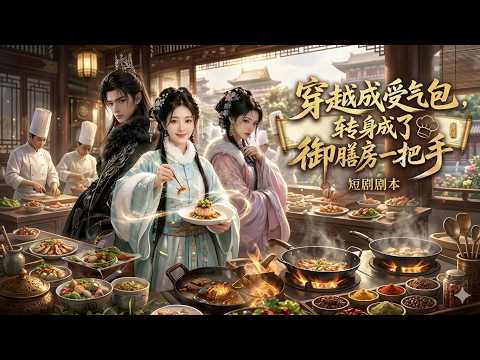 【高清全集】《穿越成受气包，转身成了御膳房一把手》 #逆袭 #爱情 #甜宠 #反转 #江山 #热门短剧 #drama #爽剧 #AI短剧 thumbnail