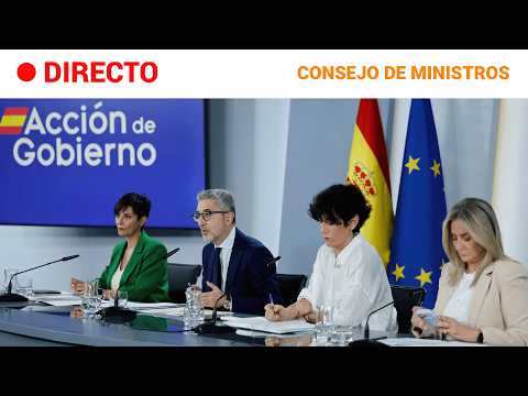 DIRECTO | RUEDA de PRENSA posterior al CONSEJO de MINISTROS | RTVE Noticias thumbnail