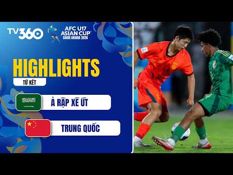 HIGHLIGHTS | Ả RẬP XÊ ÚT - TRUNG QUỐC | TẤM VÉ ĐI TIẾP ĐẦY BẢN LĨNH | AFC U17 ASIAN CUP 2026 thumbnail