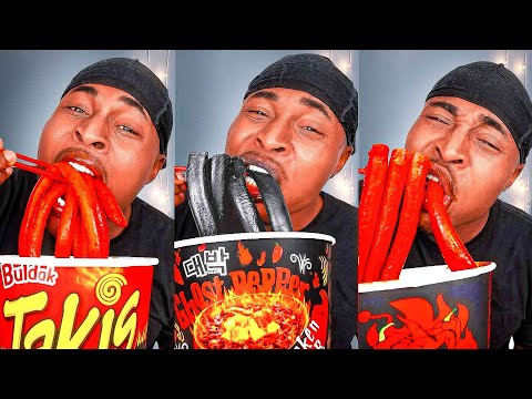 Small to Giant Spiciest Ramens ASMR | Compilation! thumbnail