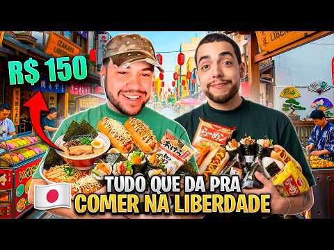 COMENDO COM R$ 150 NO BAIRRO LIBERDADE - React Lucas Selfie thumbnail