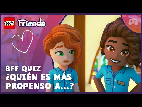 BFF Quiz 💜 Quién es más propenso a… | Autumn y Aliya 🏖️ 📱 | LEGO Friends: El Siguiente Capítulo thumbnail