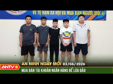 Bắt 5 đối tượng lập "công ty ma", mua bán tài khoản ngân hàng | An ninh ngày mới ngày 3/6 | ANTV thumbnail