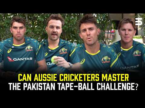 Aussies Try the Tape-The-Ball Challenge! (Who is the Fastest?) | MA2T thumbnail