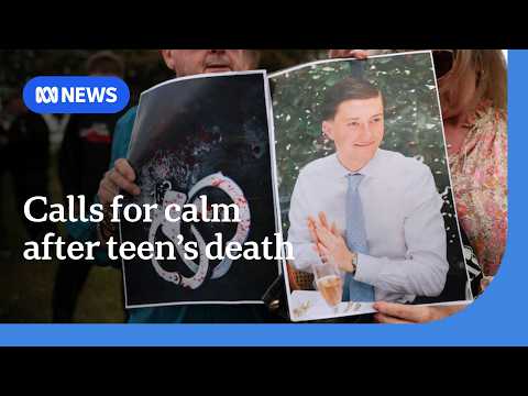 Calls for calm after public outrage over murder of Henry Nowak | ABC NEWS thumbnail