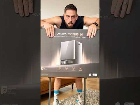 Unboxing the MOBIUS 60 Robot Vacuum - MOBIUS 60 #movamobious60 #movarobotvacuum #ad thumbnail