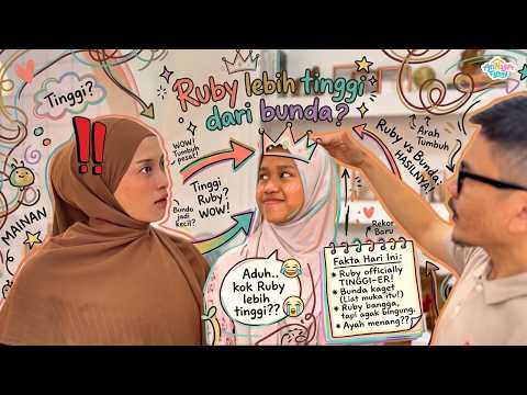 Bunda Kaget Cuma Beda Berapa Senti Doang Sama Ruby! #arinagafamily #vlogarinaga thumbnail