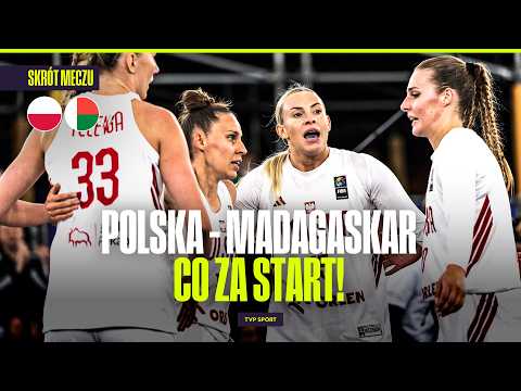 SKRÓT: POLSKA - MADAGASKAR. MŚ W KOSZYKÓWCE 3x3. ŚWIETNY START POLEK! thumbnail