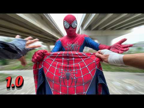 What if HOMLESS Parkour join Team SPIDER-MAN !? ( Action POV Real Life ) 1.0 thumbnail