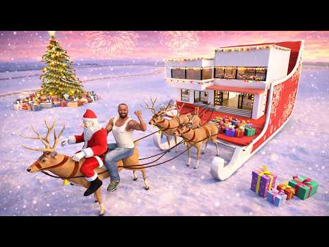 Franklin Celebrate Christmas Day in Indian Bike Driving 3D thumbnail