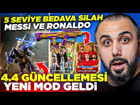 YENİ ROMA MODU GELDİ!! RONALDO VE MESSİ KARTI 😱 BEDAVA GELİŞTİRİLEBİLİR YENİ SİLAH | PUBG Mobile thumbnail