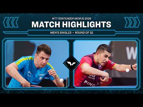 Deni Kozul vs Kanak Jha | MS R32 | #WTTSkopje 2026 thumbnail
