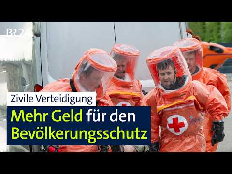 Zivile Verteidigung: Mehr Geld für Bevölkerungsschutz | BR24 thumbnail