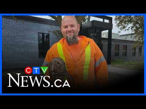 Ball python survives trip into Windsor sewage plant, rescued by plant workers thumbnail