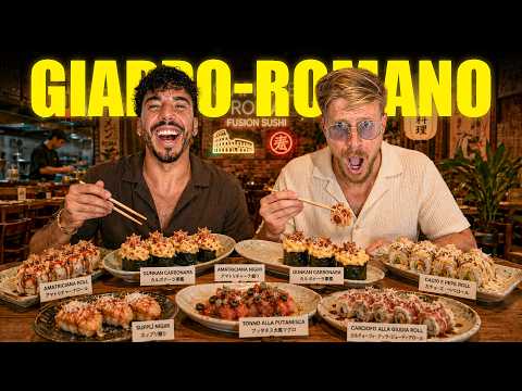 PROVIAMO L’UNICO RISTORANTE DI SUSHI GIAPPO-ROMANO IN ITALIA - SIAMO SENZA PAROLE È INCREDIBILE!  thumbnail