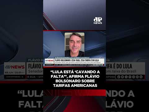 “Lula está ‘cavando a falta’”, afirma Flávio Bolsonaro sobre tarifas americanas thumbnail
