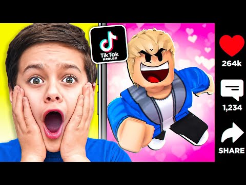 Je Deviens CÉLÈBRE Sur Le TikTok de ROBLOX - ROBLOX TIKTOK thumbnail