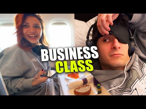 VOLIAMO A LOS ANGELES IN BUSINESS CLASS PER LA PRIMA VOLTA !! (SWISS AIR) thumbnail