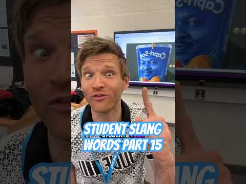 What slang words have you heard in your classroom? #student #slangwords #teacher #schoollife thumbnail