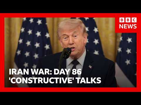 Negotiations towards a deal with Iran are ‘constructive’ says Trump | BBC News thumbnail