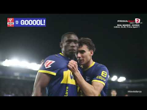 Alaves - Barcelona 1-0. Catalanii au petrecut prea mult?. Fără şut pe poartă cu Alaves thumbnail