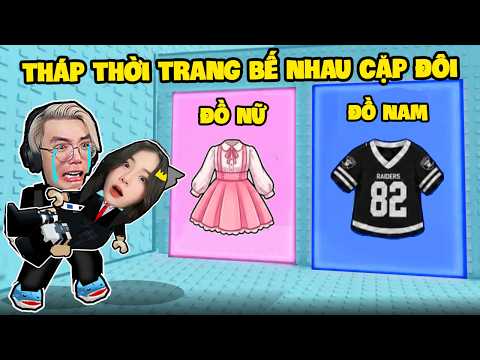 SAMMY VÀ PHONG CẬN PARKOUR THÁP THỜI TRANG CẶP ĐÔI BẾ NHAU SIÊU ĐÁNG YÊU TRONG ROBLOX thumbnail