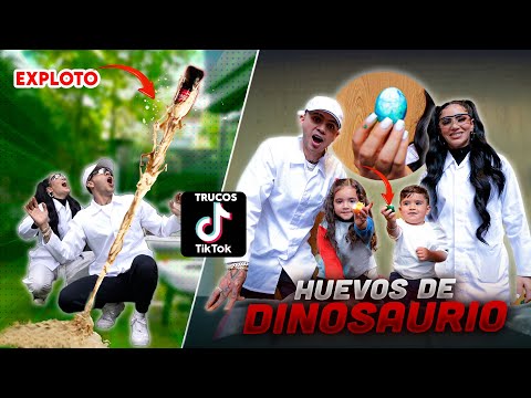 PROBANDO TRUCOS VIRALES DE TIKTOK 😱 (LIFEHACKS) Jukilop | Kimberly Loaiza thumbnail