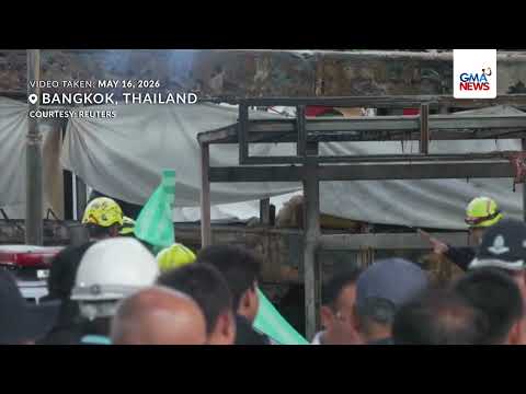 At least eight people were killed, 25 others injured after a train collision in Bangkok.. | GMA News thumbnail