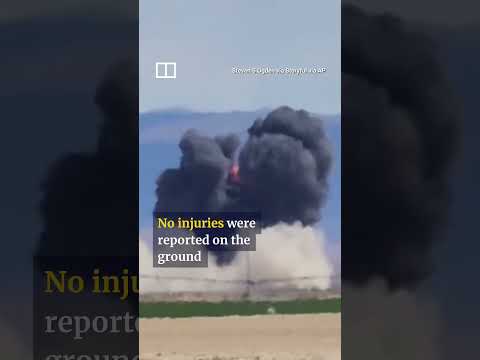 Mid-air collision at Idaho air show downs two US Navy fighter jets thumbnail