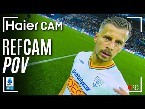 HAIER CAM | REF CAM POV: You Are The Referee in Sassuolo-Lecce | Serie A 2025/26 thumbnail