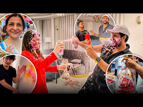 Abhishek & Ruchika ki colour war ( ghar ganda kar dia )  thumbnail