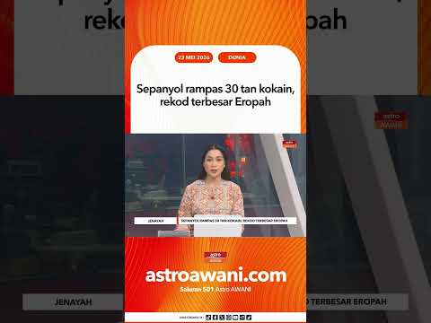 Sepanyol rampas 30 tan kokain, rekod terbesar Eropah thumbnail
