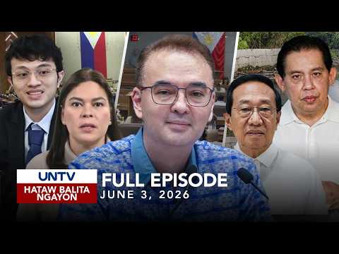 UNTV: Hataw Balita Ngayon | June 03, 2026 thumbnail