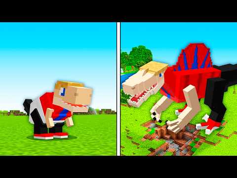 VIDA de DINOSSAURO no Minecraft! thumbnail