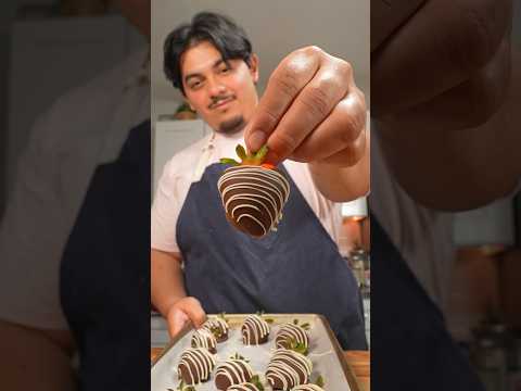 Double chocolate coated strawberries for mama bear. #mothersday thumbnail