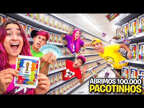 ABRIMOS 100.000 PACOTINHOS DE FIGURINHAS DA COPA DO MUNDO *Achamos todas as raras ? thumbnail