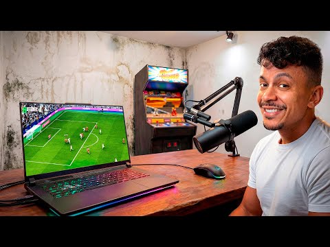 GRAVE ⚠️ CONHEÇA O CATIVEIRO GAMER MAIS CARO DO MUNDO 😱💸 (estúdio novo) thumbnail