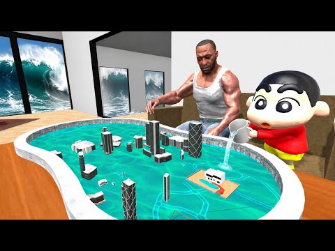 Franklin & Shinchan Found Tiny City In Indian Bikes Driving 3D thumbnail