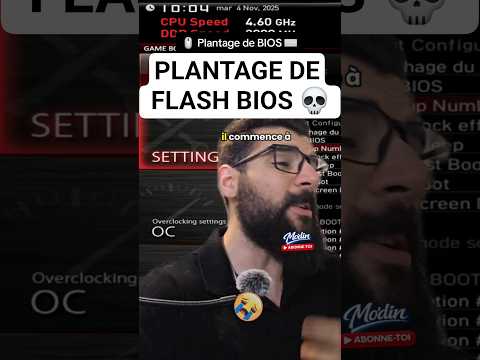 💻💀 J'ai flash mon BIOS et c'était la cata (presque) #hardware #pc #gaming thumbnail