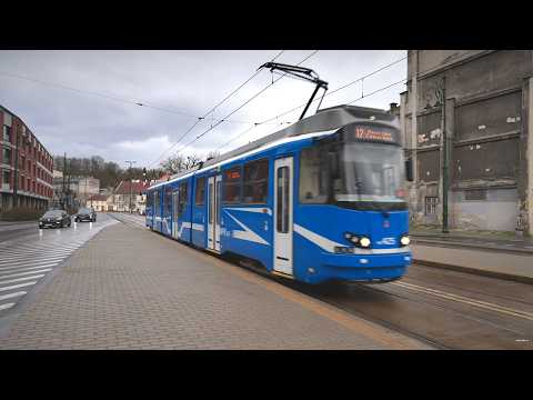 Poland, Kraków, tram 17 ride from Plac Bohaterów Getta to Dworzec Towarowy thumbnail