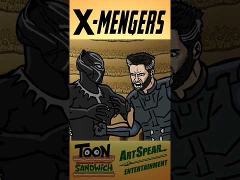 Avengers vs X-Men - TOON SANDWICH #funny #marvel #xmen #mcu #avengers #battleroyale #animation thumbnail
