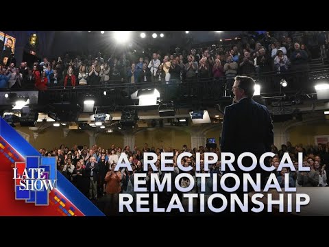 A Reciprocal Emotional Relationship - Colbert's Series Finale Begins With A Message For His Audience thumbnail