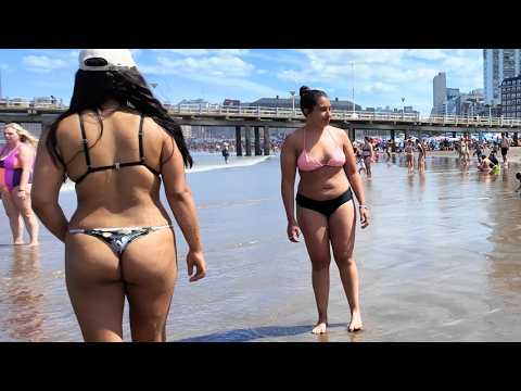 🇦🇷 Mar del Plata Beach Sand Walking for Summer Vibes thumbnail