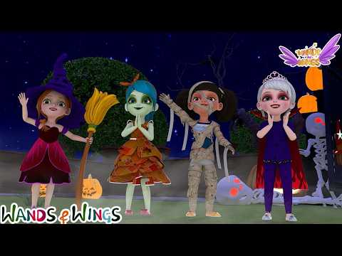 Where Are You Monster? 🎃| Spooky Peekaboo Song 👻+ Monster Under My Bed | Kids Songs | Wands & Wings thumbnail