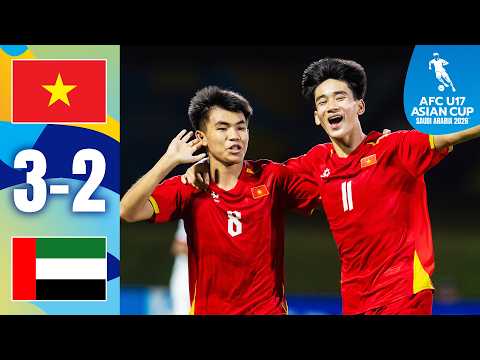 VIETNAM seal sensational top spot! | Vietnam - United Arab Emirates | Highlights AFC U17 Asian Cup™ thumbnail