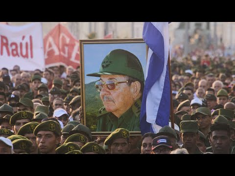 Thousands rally outside US embassy in Cuba after Raul Castro indictment thumbnail